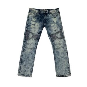 TrillNation Slim Blue Wash Jeans Sz 34W 30L